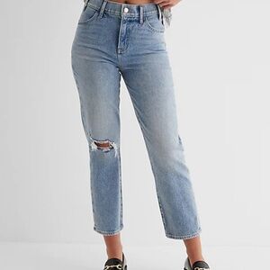 Express Straight Ankle High Rise Jeans Womens Size 8